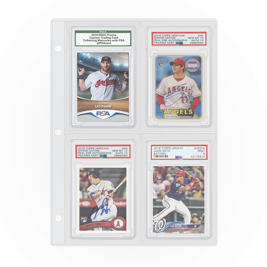 Graded Card Slab Binder Pages